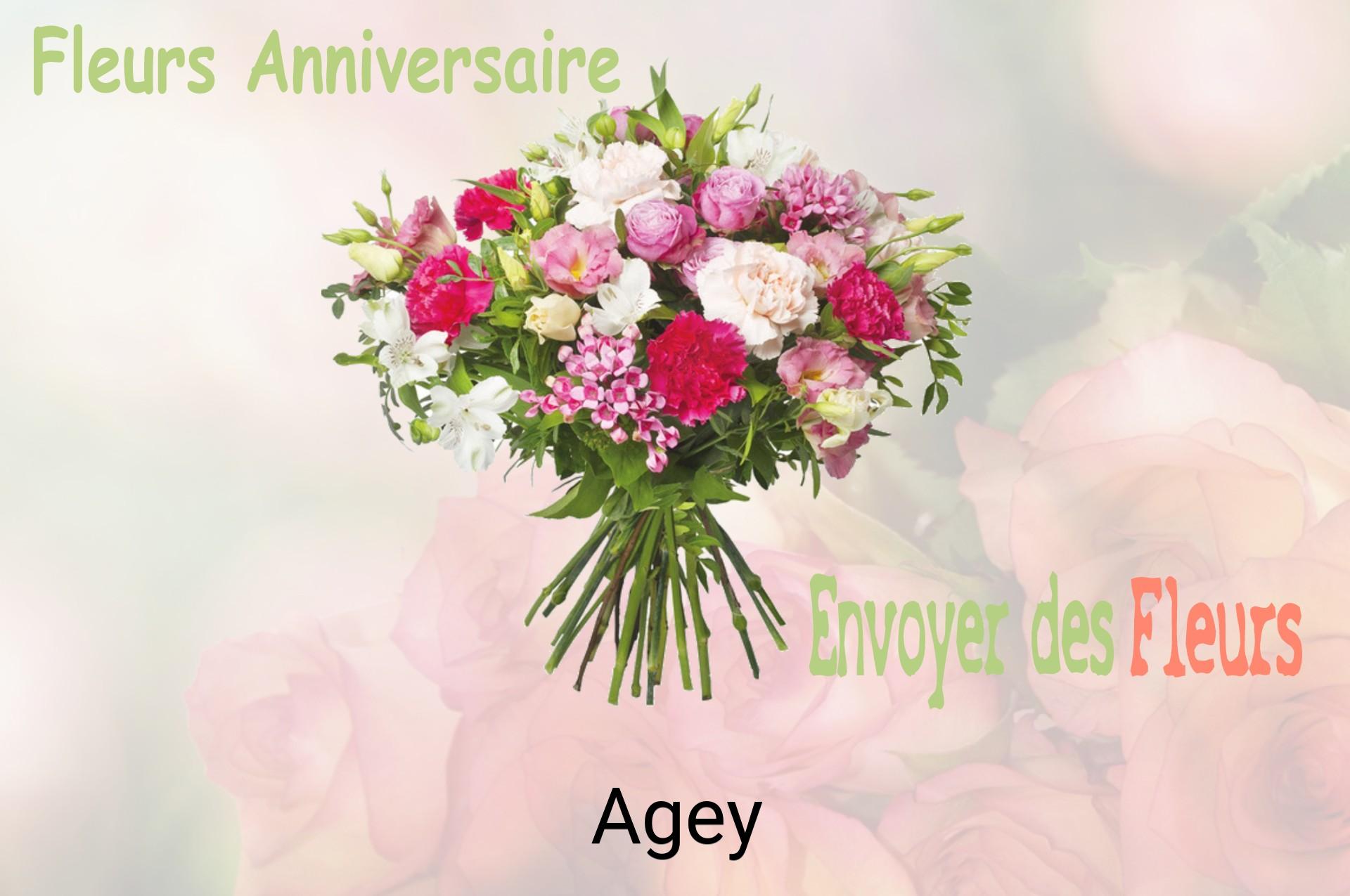 Bouquet de fleurs d’anniversaire livré à Agey